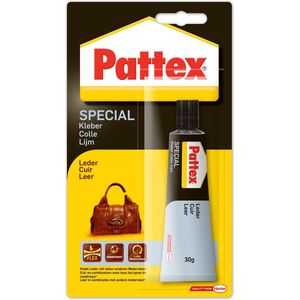 Pattex Special Leerlijm 30g | Leerlijm voor fexibel hechtende ondergronden | Transparante Lijm voor Leer tassen, schoenen en diverse reparaties | Reparatie leerlijm voor stijlvol gebruik.