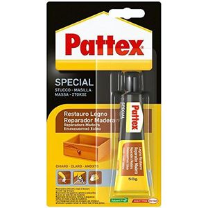 Pattex Reparatie voor licht hout, sterk drogend, bruin, 1 x 50 g