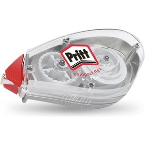 Pritt Roller Compact correctieroller voor Taper Errores, pencorrecties en teksten, veelzijdig inzetbaar, voor sets en letters, 4,2 mm x 10 m, wit
