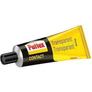 Contactlijm transparant pattex tube 50gr blister | 12 stuks
