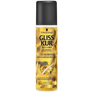 Schwarzkopf - Gliss Kur Oil Nutritive - Anti-klit Spray - 200 ml