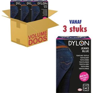DYLON Textielverf, Jeans Blue, per stuk verpakt (1 x 1 stuk)