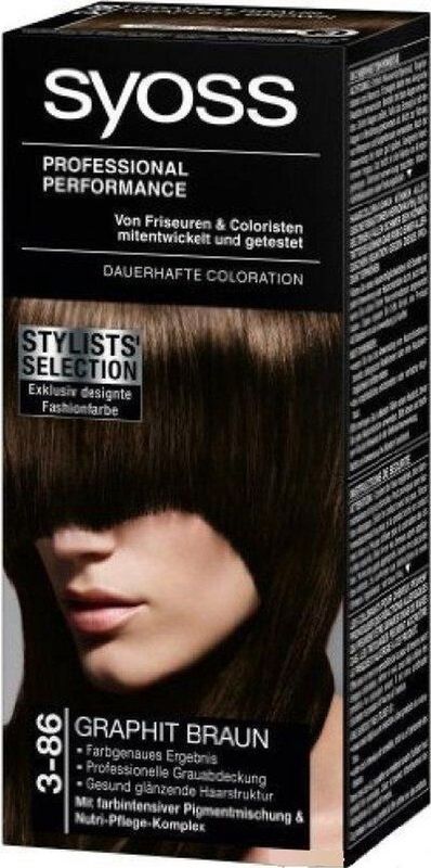 Syoss Haarverf 3-86 Graphite Brown
