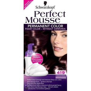 Schwarzkopf - Perfect Mousse - Haarverf - 419 - Cassis Bruin