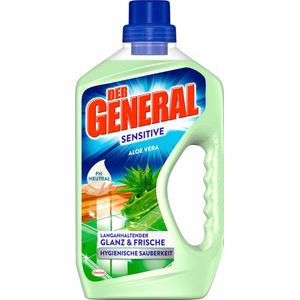 Der General Sensitive Aloë Vera, multifunctionele reiniger, 4 x 750 ml, pH-neutrale universele reiniger voor hygiënische hygiëne