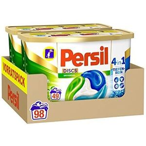 Persil 4-in-1 DISCS universeel, wasmiddel met dieptereinig-technologie, 98 stuks