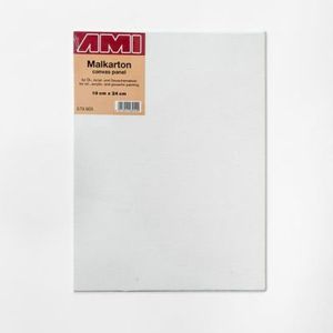 579905 Canvasboard 18x24cm 3mm dik wit