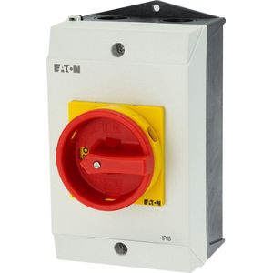 Eaton Hoofdschakelaar 3-polig  1MC  1VC 25A NOOD-UIT-functie afsluitbaar in 0-stand opbouw
