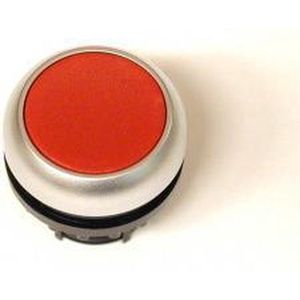 Eaton M22-D-R, Knopf, Chrom, Rot, Kunststoff, IP66, IP67, IP69, 29,7 mm, 29 mm