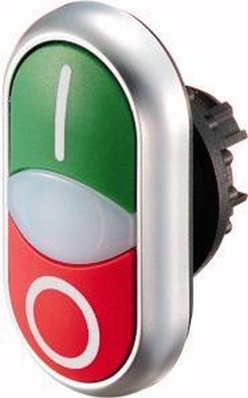 Eaton - Dubbele Drukschakelaar - Groen, Rood - Kunststof - IP66