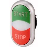 Eaton M22-DDL-GR-GB1/GB0 Dubbele Drukknop Kunststof Frontring 1 Stuk(s)