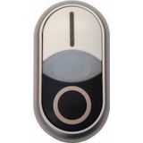 Eaton - M22 - Dubbele Drukknop - Zwart/Wit - Kunststof - IP66