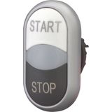 Eaton M22-DDL-WS-GB1/GB0 Dubbele Drukknop Kunststof Frontring 1 Stuk(s)