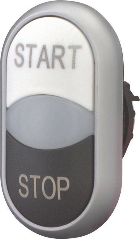 Eaton M22-DDL-WS-GB1/GB0 Dubbele Drukknop Kunststof Frontring 1 Stuk(s)