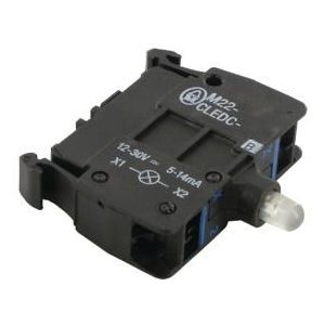 Eaton Lichtsignalering LED blauw bodem 12-30VAC/DC veertrekaansluiting