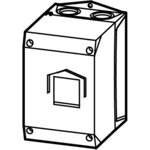 Eaton - CI-K2-PKZ0 - Behuizing - Zwart-Lichtgrijs - Glasvezelversterkt Polycarbonaat