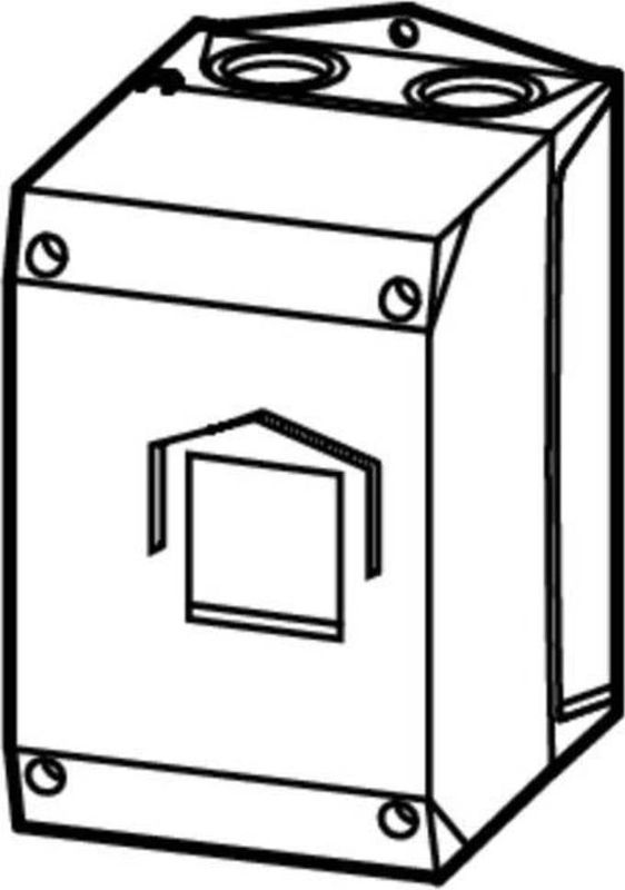 Eaton - CI-K2-PKZ0 - Behuizing - Zwart-Lichtgrijs - Glasvezelversterkt Polycarbonaat