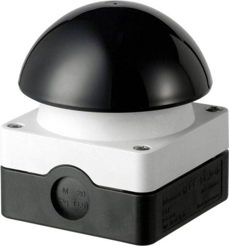 Eaton Industries Slagdrukknop (paddestoel) zwart - IP65