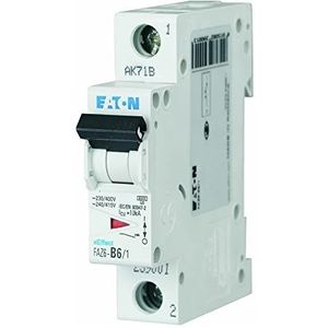 EATON FAZ6-C10/1 Automatische magnetische thermoschakelaar FAZ6, 1P, 10A, C-curve, 12 stuks