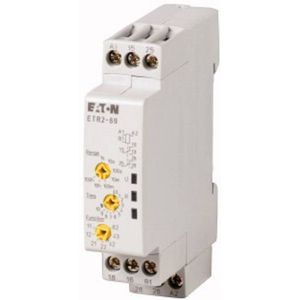 Eaton - ETR2-69 - Multifunctioneel Tijdrelais - Zwart - 24-240 Volt