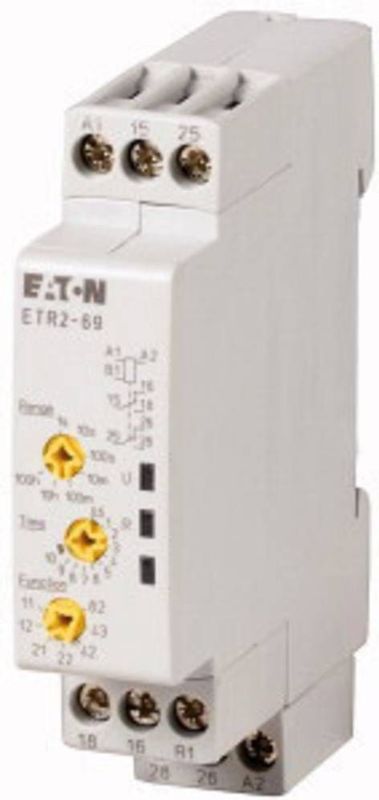Eaton - ETR2-69 - Multifunctioneel Tijdrelais - Zwart - 24-240 Volt