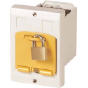 E-PKZ01-SVB Leergehäuse Einbau, absperrbar (l x b x h) 80 x 85 x 129 mm Grau, Gelb 1 St. - Eaton