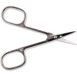 Bexfield Gebogen Huidschaartje - 9 cm - Gesatineerd RVS - Voor Precieze Manicure