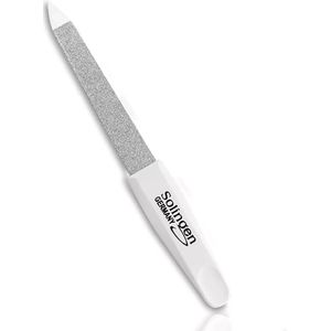 Excellent-Solingen Professionele Saffier Nagelvijl – Dubbelzijdig – 10 cm – Wit