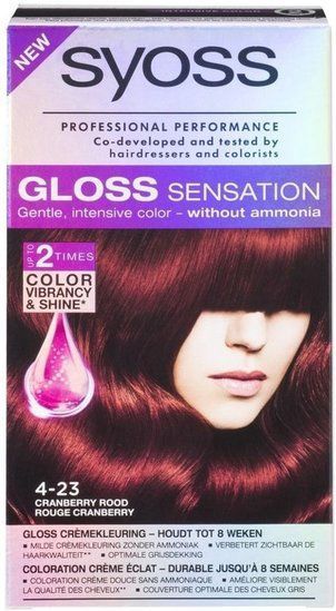 Syoss - Gloss Sensation - Haarverf - Rood Kastanje