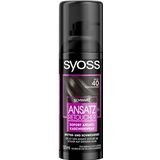 Syoss Ansatz Retoucher Kasierspray, zwart, niveau 1 (3 x 120 ml), de aanzetspray dekt lichtere en grijs hernieuwbare aanzet af, de aanzetkleur houdt tot de volgende keer wassen