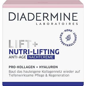 Diadermine - Lift+ Nutri-Lifting Nachtcrème - 50 ml - Voor Rijpere Huid