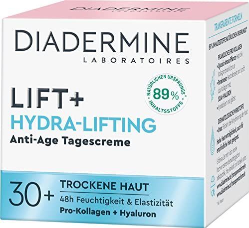 Diadermine Lift+ dagcrème Hydra-Lifting dagcrème, H2O verstevigende anti-aging verzorging, 50 ml