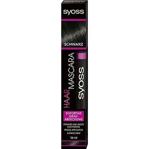 SYOSS Haarmascara - Zwart 16ml - Onmiddellijke grijsdekking