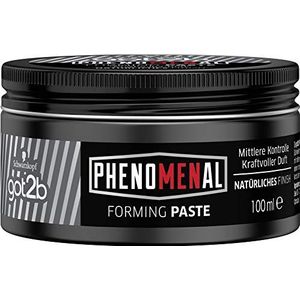 got2b Phenomenal Forming Paste Hold 3 (100 ml), haarwax voor mannen geeft een fenomenale Barbershop stijl, styling gel voor sterke grip en natuurlijke glans