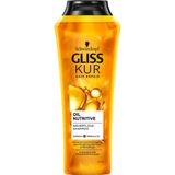 Gliss - Oil Nutritive - Haarshampoo - 250 ml - Intensieve Voedingsverzorging voor Strochtig Haar