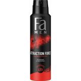 Fa - Men Attraction Force - Deospray - 150 ml