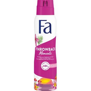 Fa - Deodorant Spray - Throwback Moments - Roze Lotus - 150 ml