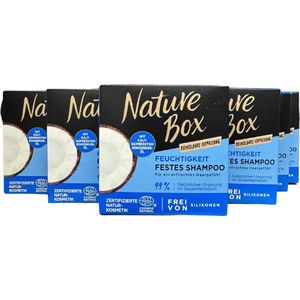 Nature Box Exotic Coconut Shampoo Bar 85 gr 6 stuks voordeelverpakking