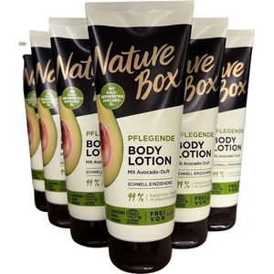 Nature Box - Avocado - Bodylotion - Lichaamsverzorging - Voordeelverpakking - 6 x 200 ml