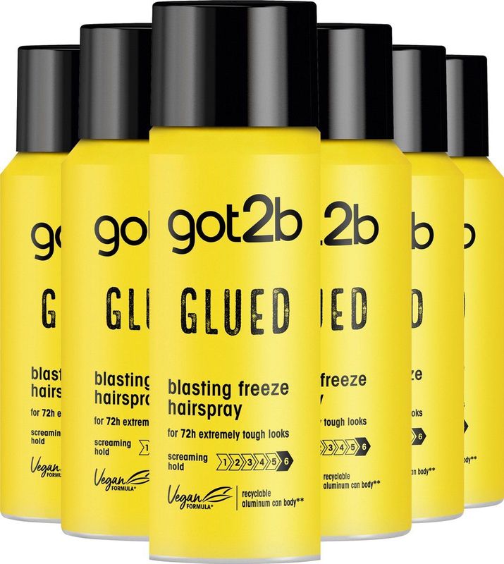 got2b - Glued Blasting Freeze - Hairspray - Transparant - Vegan Formule