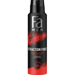 Fa Men Attraction Force Deodorant Spray - 6 x 150 ml