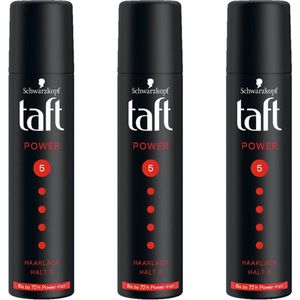 Taft® | 3 x 75ml Haarlak Power nr 5 | reisformaat