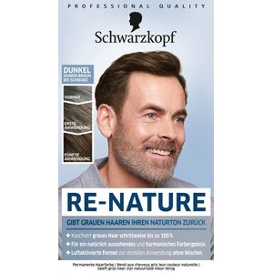 Schwarzkopf Re-Nature Man Donkerbruin tot Zwart Creme - 1 stuk