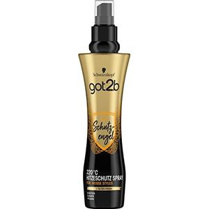 Got2b Hittebeschermingsspray beschermt haar tegen schade door hitte, voor glanzende afwerking en zachte stijlen (200 ml)