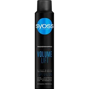 Syoss Droogshampoo Volume Lift (200 ml), droogshampoo voor volumineuze haarstyling, droogshampoo zonder resten voor extra frisheid zonder haren te wassen