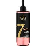 Gliss Kur 7 Sec Express-Repair Kur anti-splijten wonderen (200 ml), haarkuur herstelt het haar in slechts 7 seconden, voor 7 x sterker haar en tot 7 x minder haarbreuk