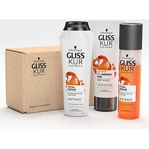 Schwarzkopf Reparatieset voor haar met shampoo (250 ml), express-conditioner (200 ml) en expresskuur (200 ml)