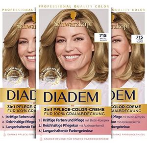 DIADEM 3-in-1 verzorgingscrème 715 middenblond 3 x 170 ml