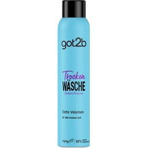 got2b Droogshampoo droogwas, extra volume (200 ml), Dry Shampoo met direct frise-effect & volume-boost, droogshampoo zonder resten, met tot 48 uur geur