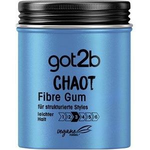 got2b Chaot modellerende Fibre Gum Grip 3 (100 ml), haarwax voor mannen creëert betoverende looks, haarpasta met sterke, maar buigzame grip voor individuele stijlen